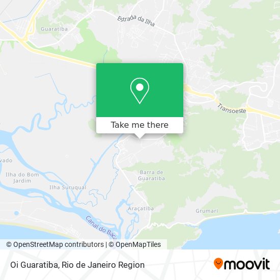 Mapa Oi Guaratiba