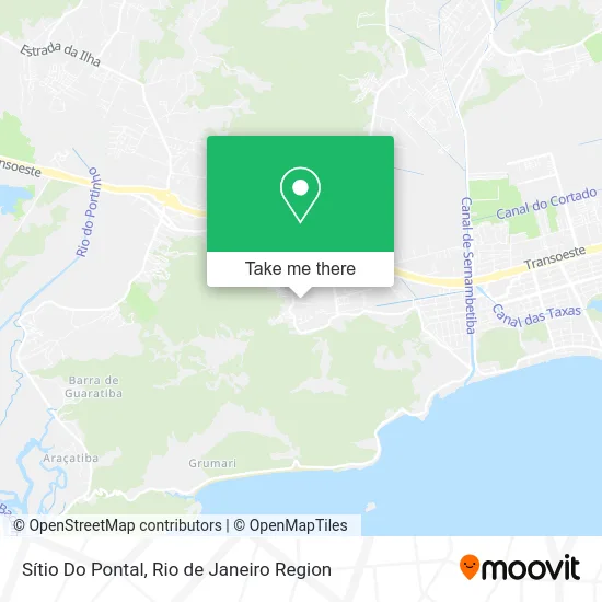 Sítio Do Pontal map