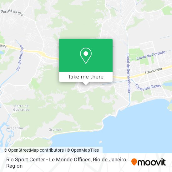 Rio Sport Center - Le Monde Offices map