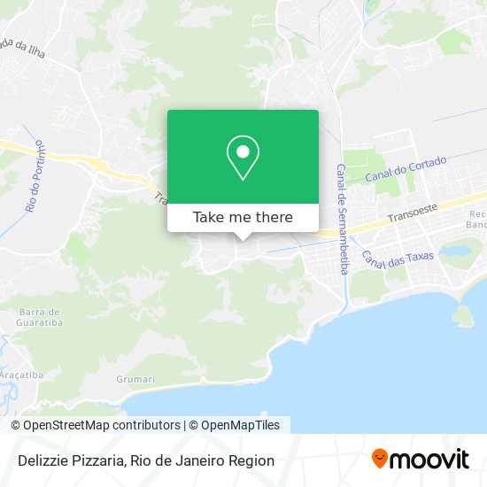 Delizzie Pizzaria map