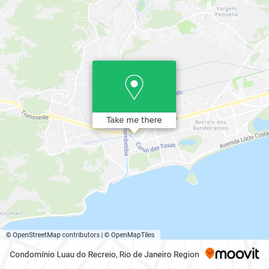 Condomínio Luau do Recreio map
