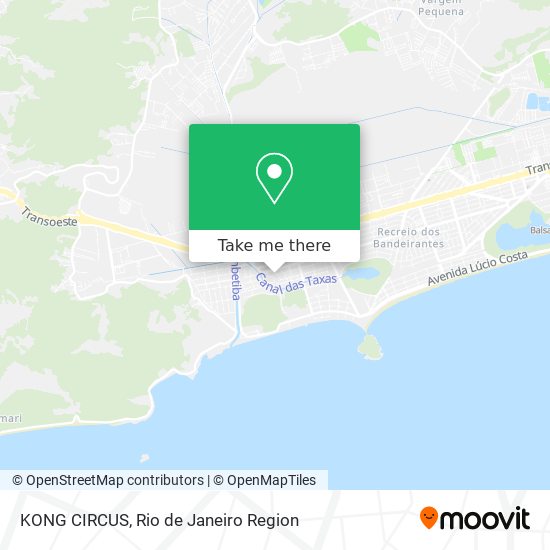 Mapa KONG CIRCUS