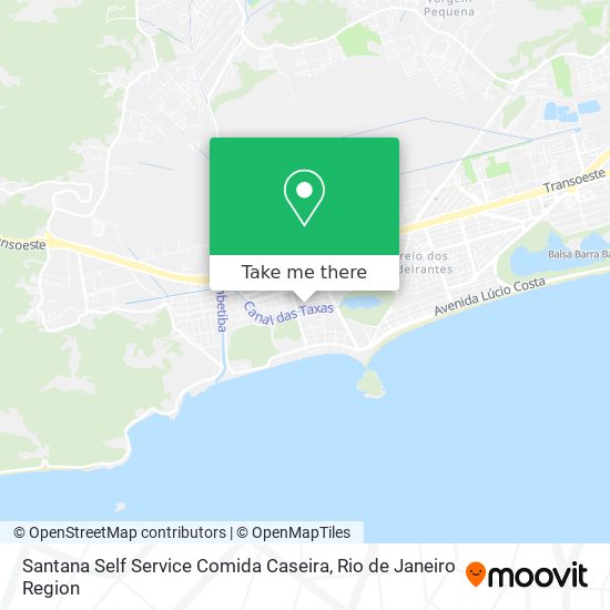 Santana Self Service Comida Caseira map