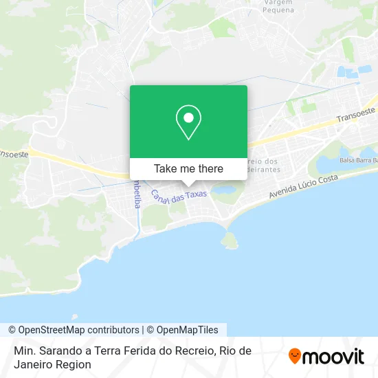 Min. Sarando a Terra Ferida do Recreio map