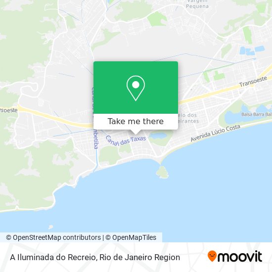 A Iluminada do Recreio map