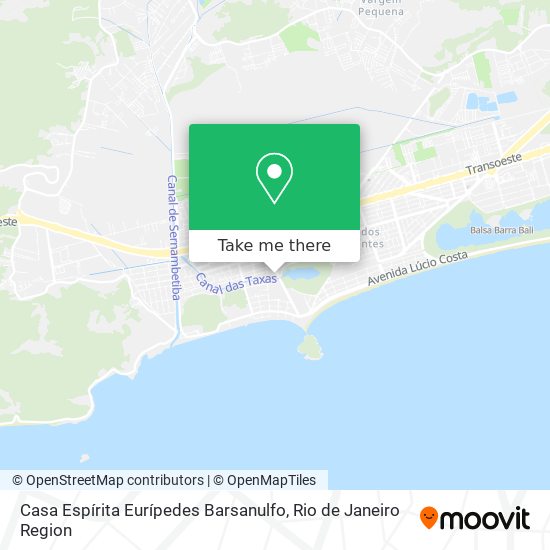 Casa Espírita Eurípedes Barsanulfo map