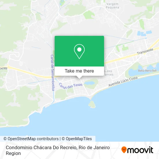 Condomínio Chácara Do Recreio map
