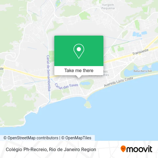 Colégio Ph-Recreio map