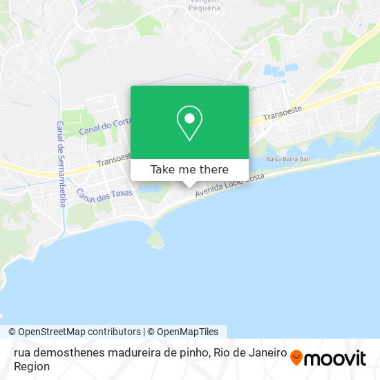 rua demosthenes madureira de pinho map