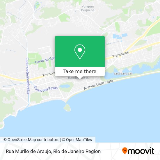 Mapa Rua Murilo de Araujo