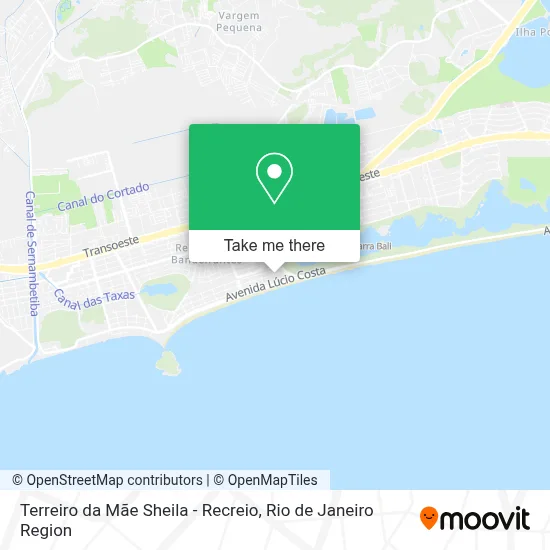 Terreiro da Mãe Sheila - Recreio map