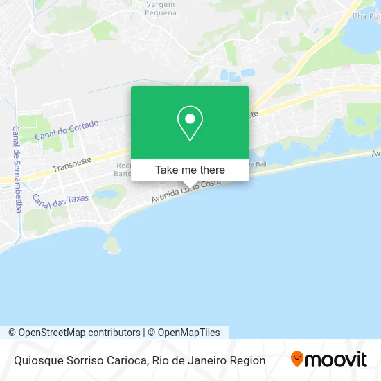 Quiosque Sorriso Carioca map