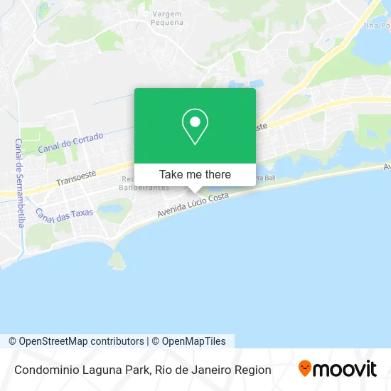 Condominio Laguna Park map