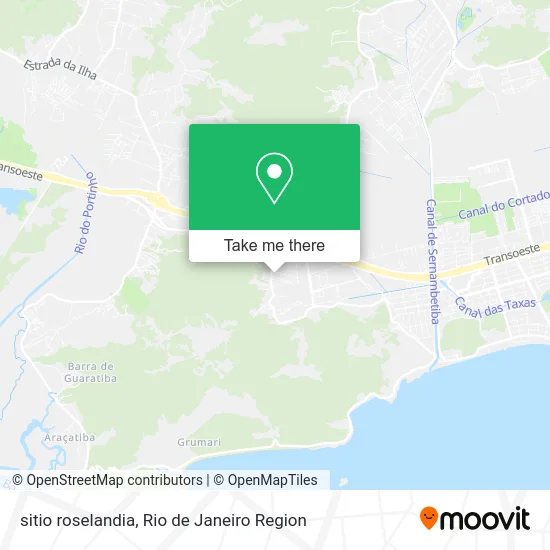 sitio roselandia map
