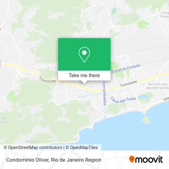 Condominio Oliver map