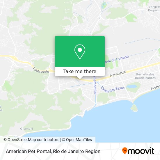 American Pet Pontal map