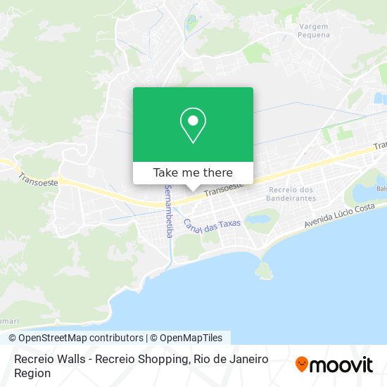 Recreio Walls - Recreio Shopping map