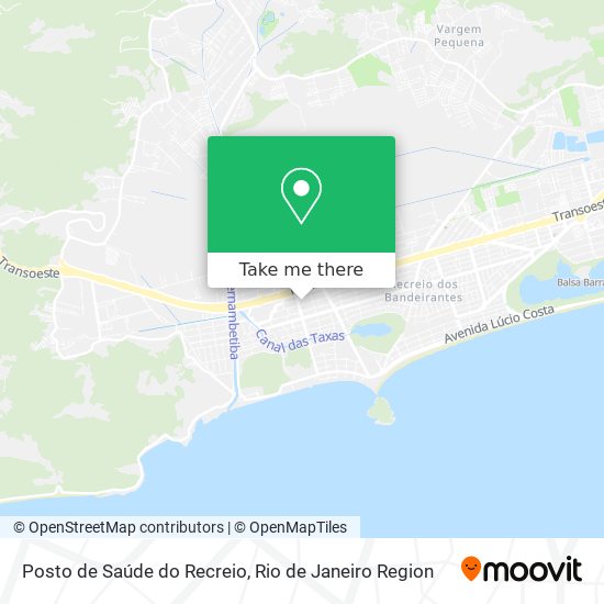 Posto de Saúde do Recreio map