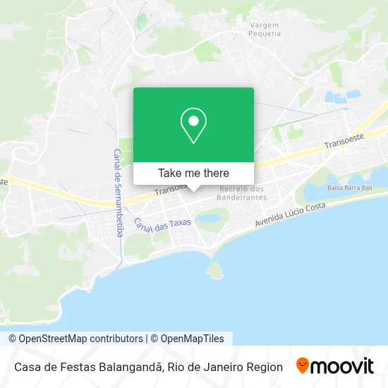 Casa de Festas Balangandã map