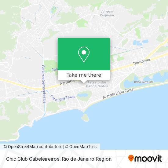 Mapa Chic Club Cabeleireiros