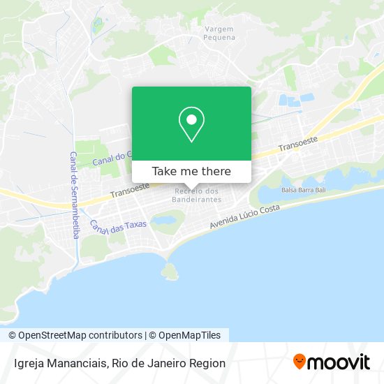 Igreja Mananciais map