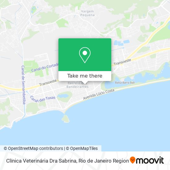Clínica Veterinária Dra Sabrina map