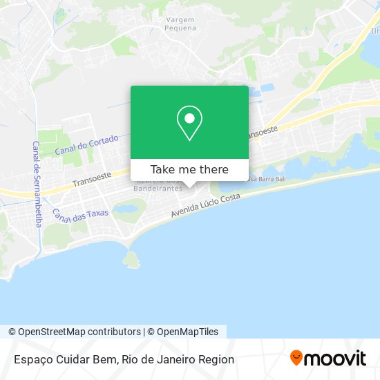 Espaço Cuidar Bem map