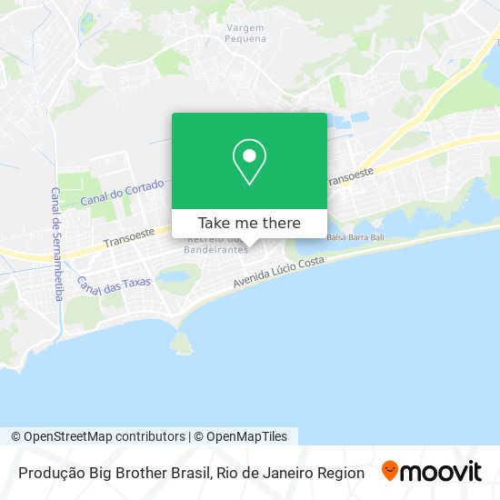 Produção Big Brother Brasil map