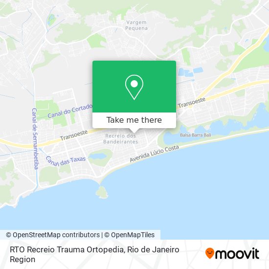 RTO Recreio Trauma Ortopedia map