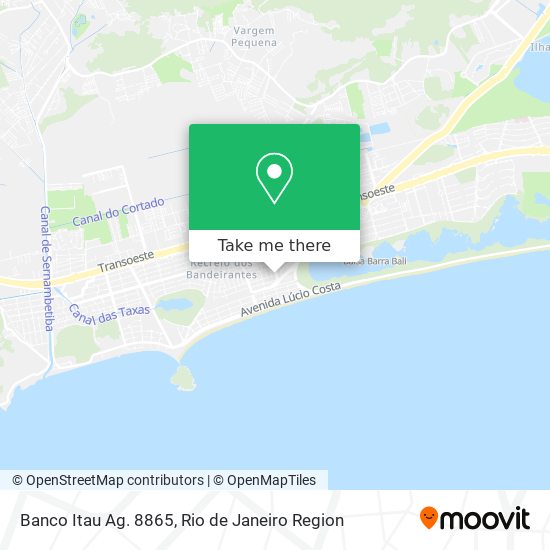 Banco Itau Ag. 8865 map