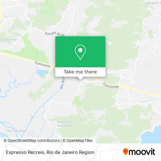 Expresso Recreio map