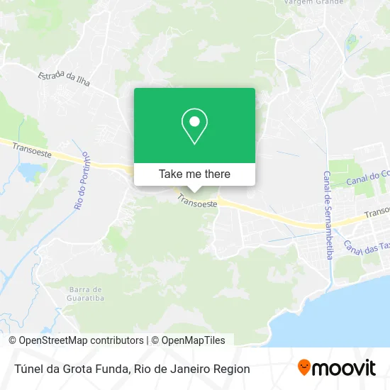 Túnel da Grota Funda map