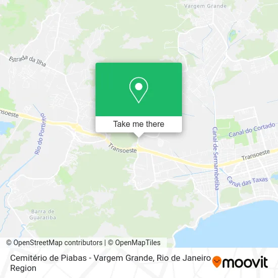 Cemitério de Piabas - Vargem Grande map