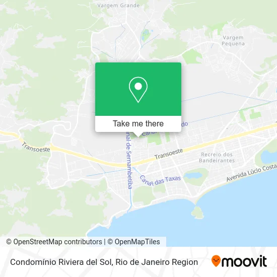 Condomínio Riviera del Sol map