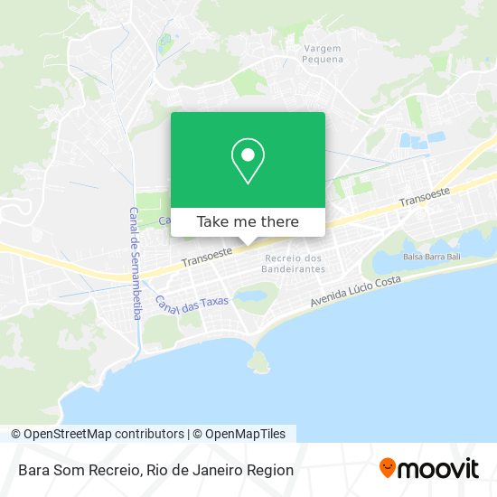 Bara Som Recreio map