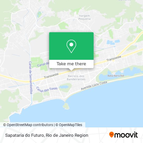 Sapataria do Futuro map