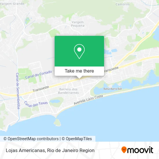 Lojas Americanas map