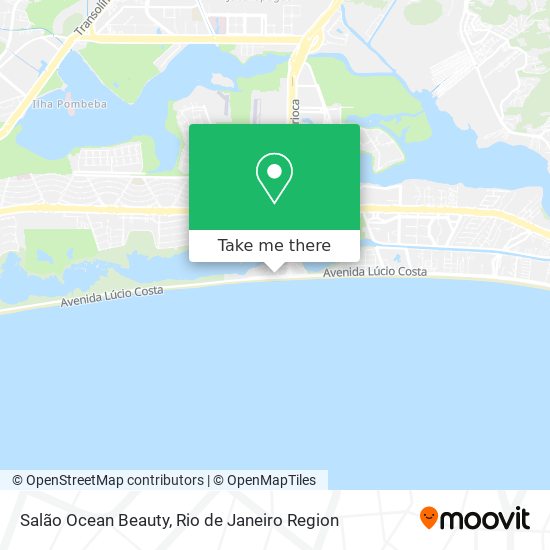 Salão Ocean Beauty map