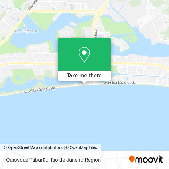Quiosque Tubarão map