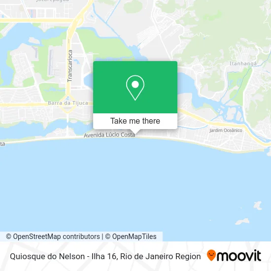 Quiosque do Nelson - Ilha 16 map