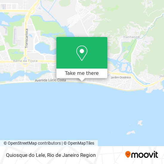 Quiosque do Lele map