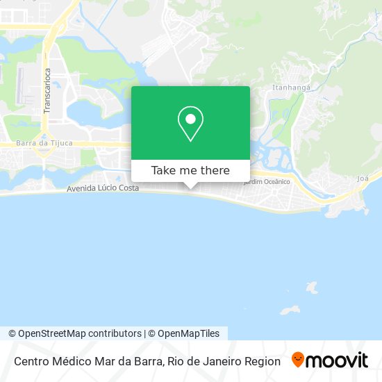 Centro Médico Mar da Barra map