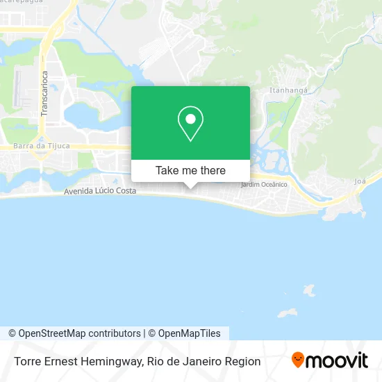 Torre Ernest Hemingway map