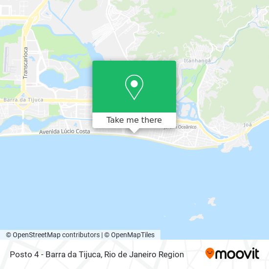 Posto 4 - Barra da Tijuca map