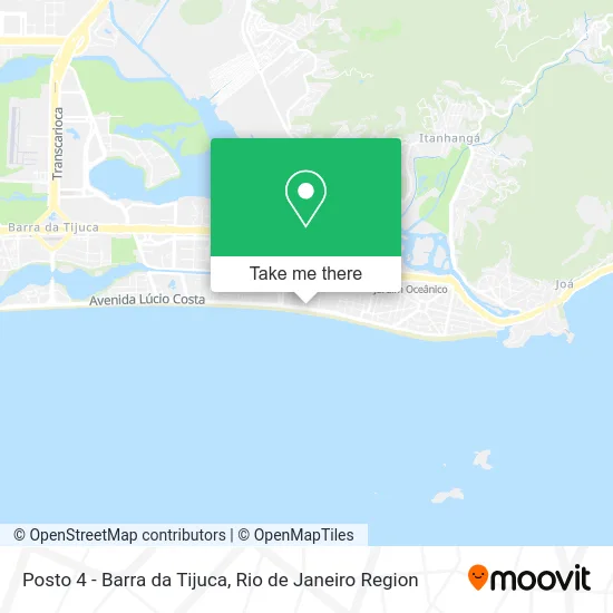 Posto 4 - Barra da Tijuca map