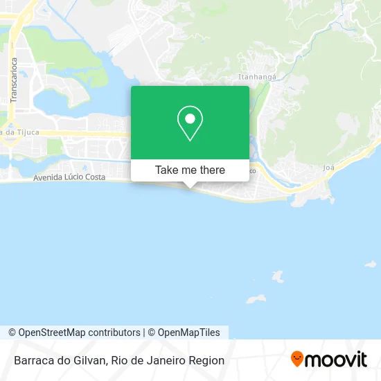 Barraca do Gilvan map