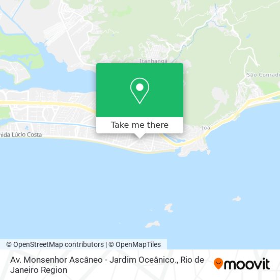 Av. Monsenhor Ascâneo - Jardim Oceânico. map