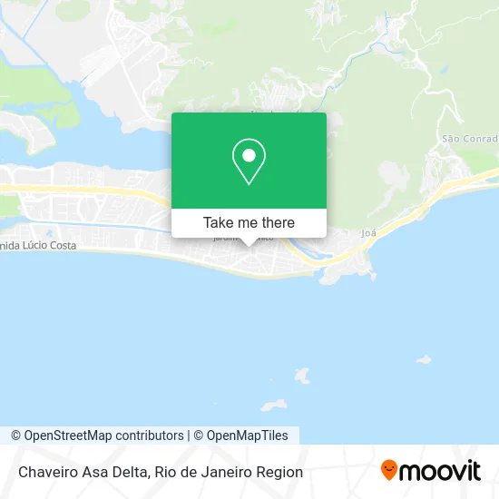 Chaveiro Asa Delta map