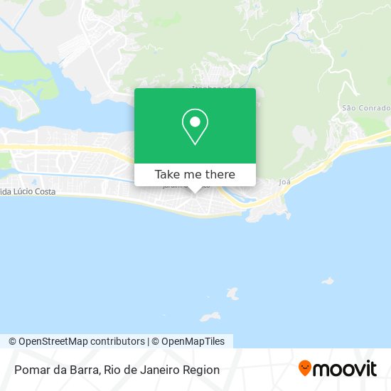 Mapa Pomar da Barra