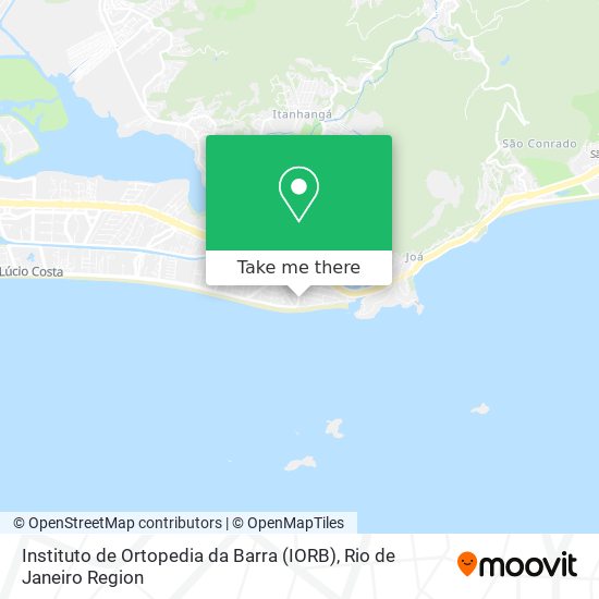 Mapa Instituto de Ortopedia da Barra (IORB)